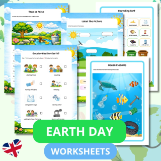 Earth Day Worksheets (pdf) - EduBazarek