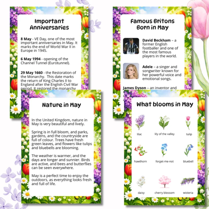 Gazetka Ścienna Hello May (pdf) - język angielski - EduBazarek
