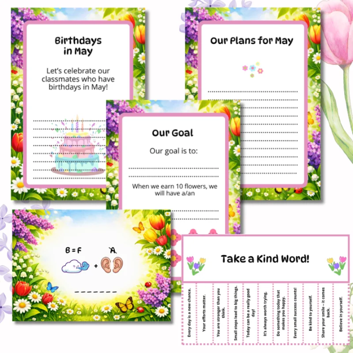 Gazetka Ścienna Hello May (pdf) - język angielski - EduBazarek