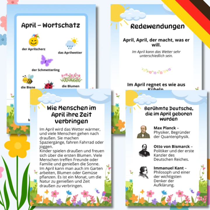 Gazetka Ścienna Hallo April (pdf) - język niemiecki - EduBazarek