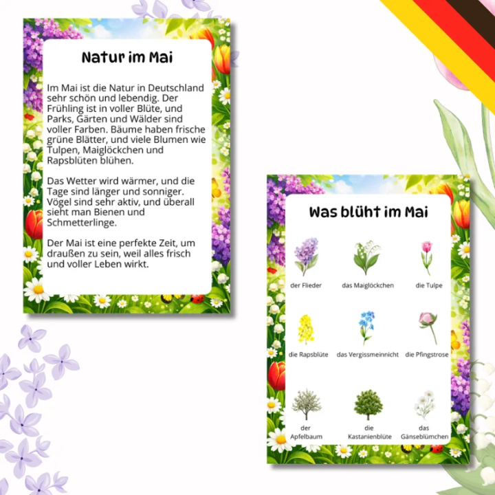 Gazetka Ścienna Hallo Mai (pdf) - język niemiecki - EduBazarek