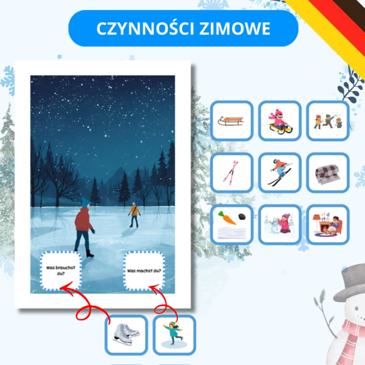 Pakiet Winter - język niemiecki - EduBazarek