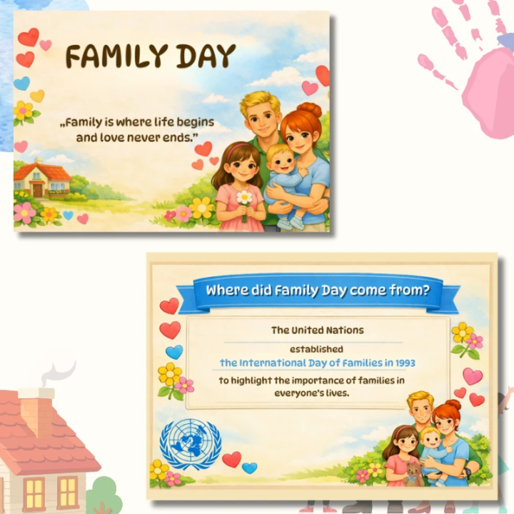 Gazetka Ścienna Family Day (pdf) - język angielski - EduBazarek