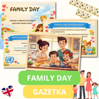 Gazetka Ścienna Family Day (pdf) - język angielski - EduBazarek