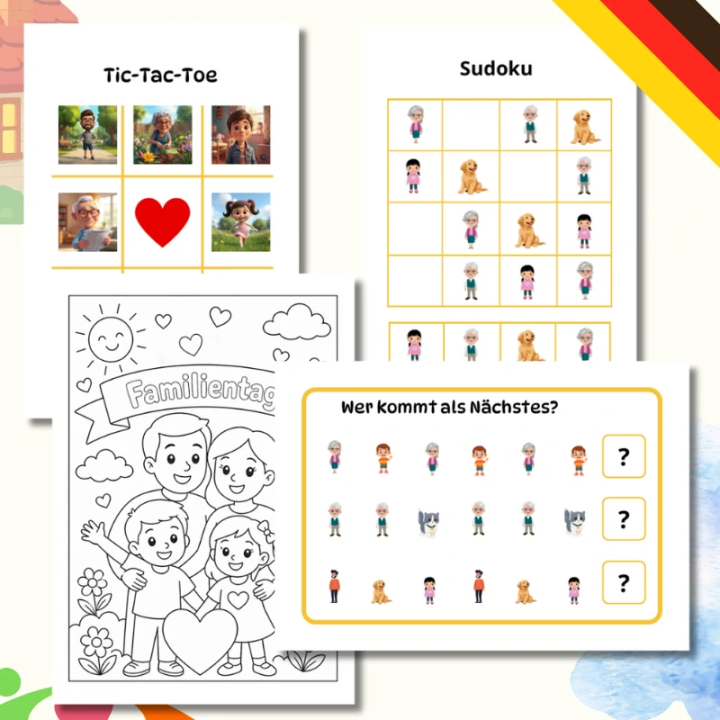 Zestaw Die Familie (pdf) - język niemiecki - EduBazarek