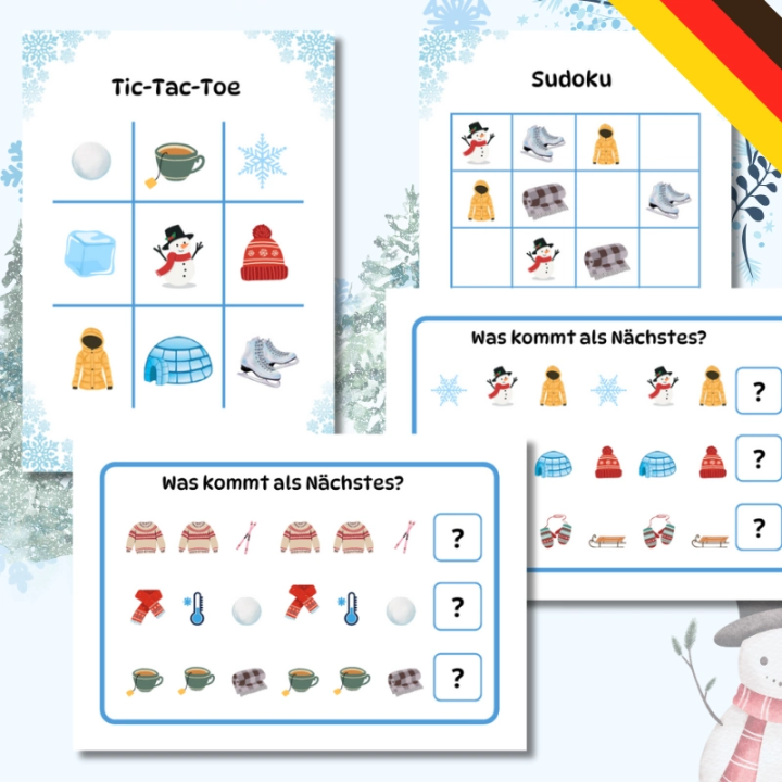 Pakiet Winter - język niemiecki - EduBazarek