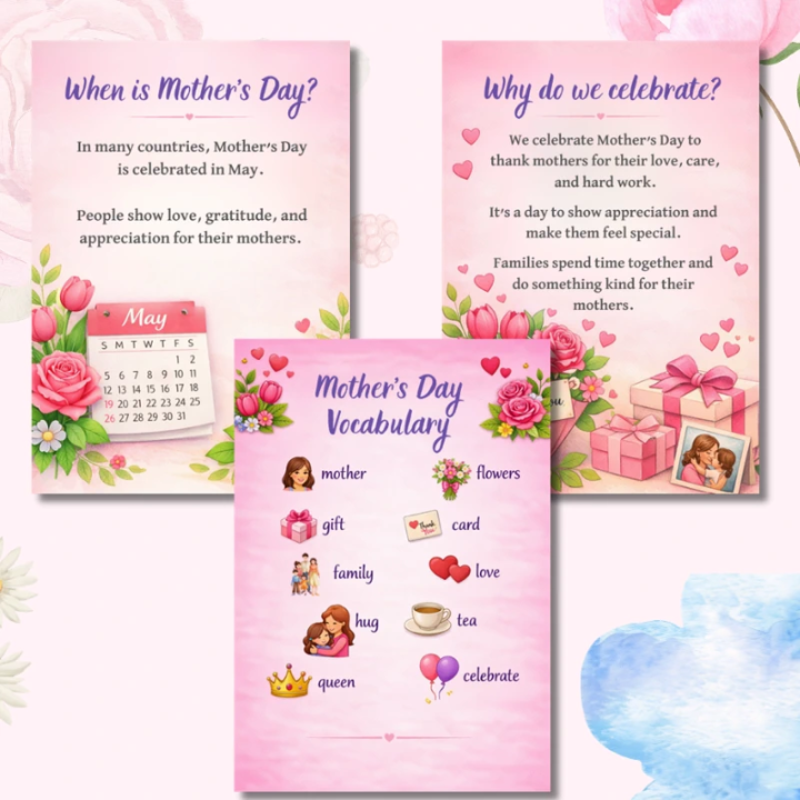 Gazetka Szkolna Mothers Day (pdf) - EduBazarek
