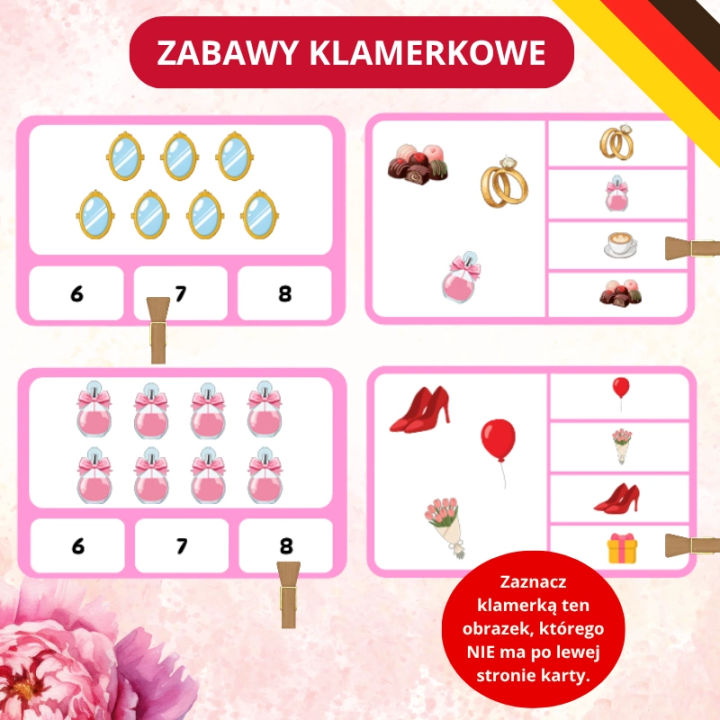Zestaw Edukacyjny Muttertag (pdf) - język niemiecki - EduBazarek