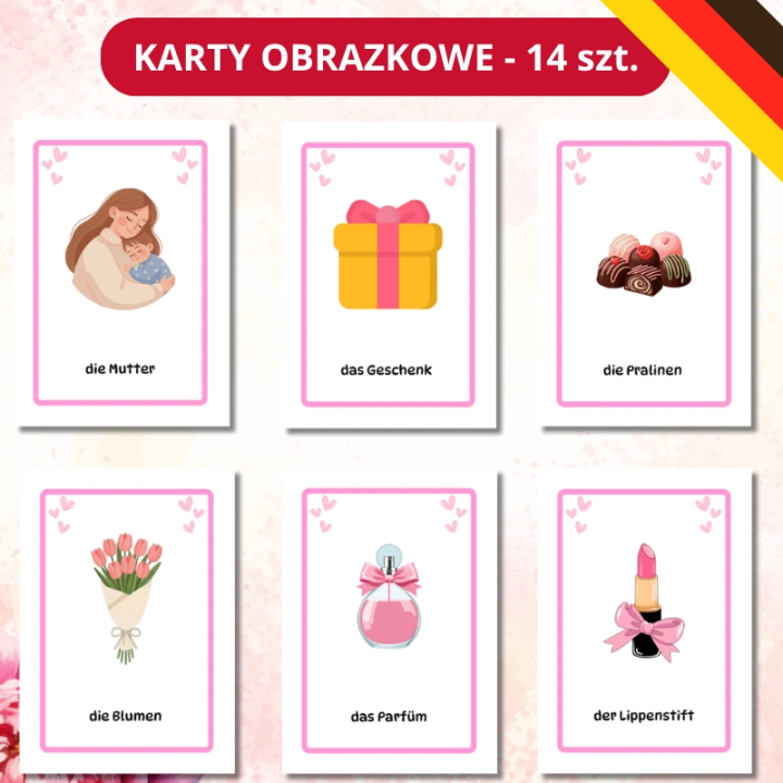 Zestaw Edukacyjny Muttertag (pdf) - język niemiecki - EduBazarek
