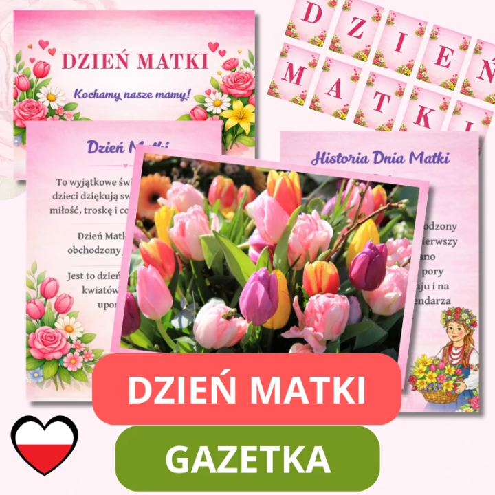 Gazetka Ścienna Dzień Matki - EduBazarek