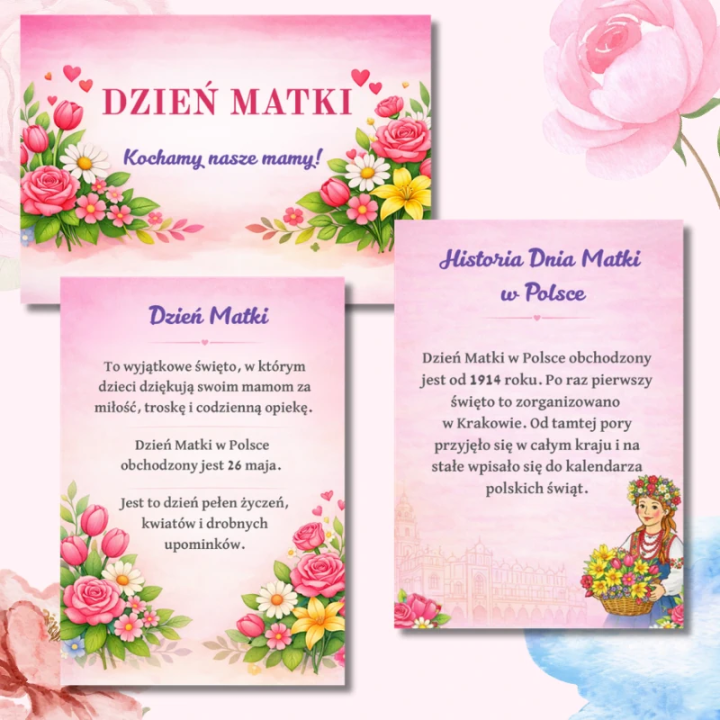 Gazetka Ścienna Dzień Matki - EduBazarek