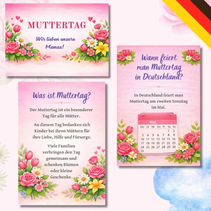 Gazetka Szkolna Muttertag (pdf) - język niemiecki - EduBazarek