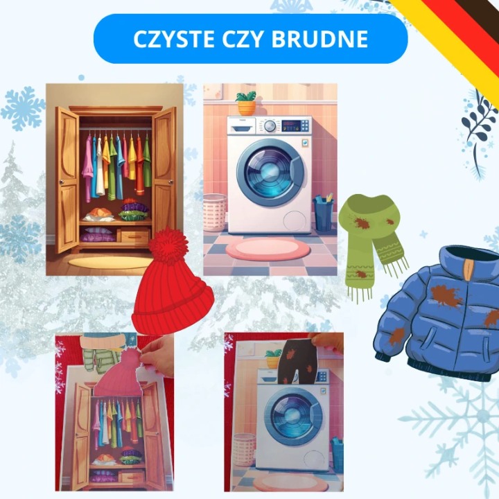 Zestaw Winterkleidung - język niemiecki - EduBazarek