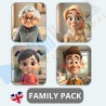 Family Pack - Zestaw edukacyjny do nauki o rodzinie dla nauczycieli angielskiego