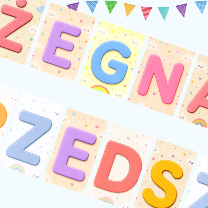 Napis ozdobny „Żegnaj przedszkole” (pdf) - EduBazarek