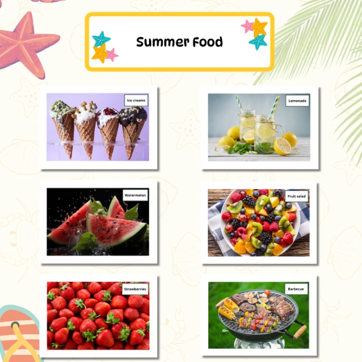 Gazetka ścienna Summer (pdf) - język angielski - EduBazarek