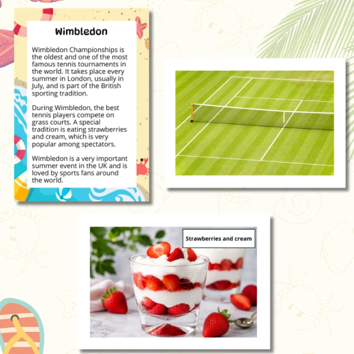 Gazetka ścienna Summer (pdf) - język angielski - EduBazarek