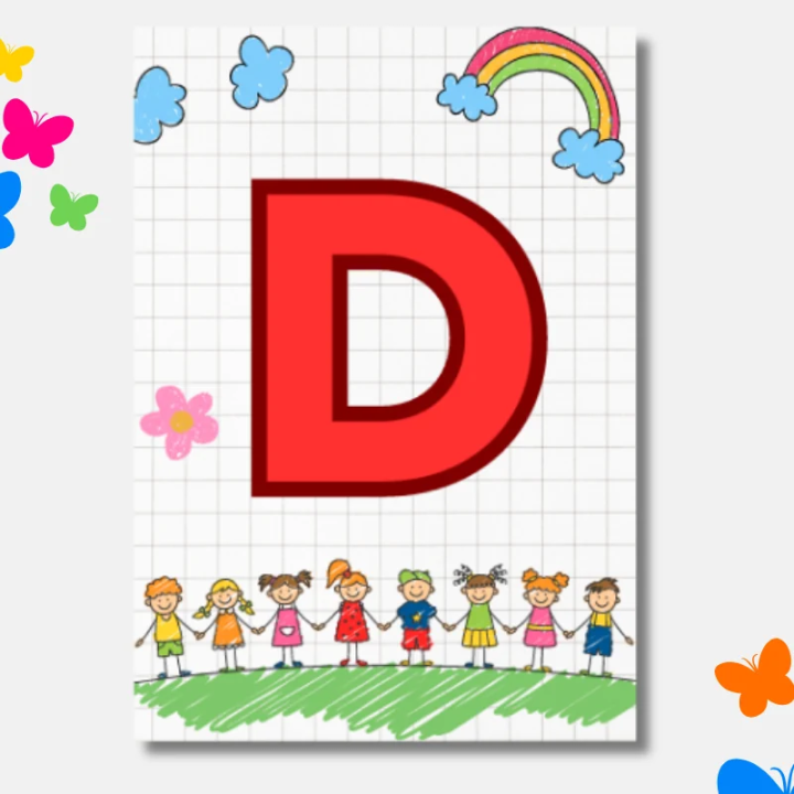 Napis ozdobny „Dzień Dziecka” (pdf) - EduBazarek