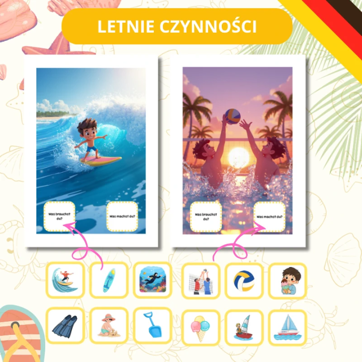 Zestaw Edukacyjny Sommer (pdf) - język niemiecki - EduBazarek