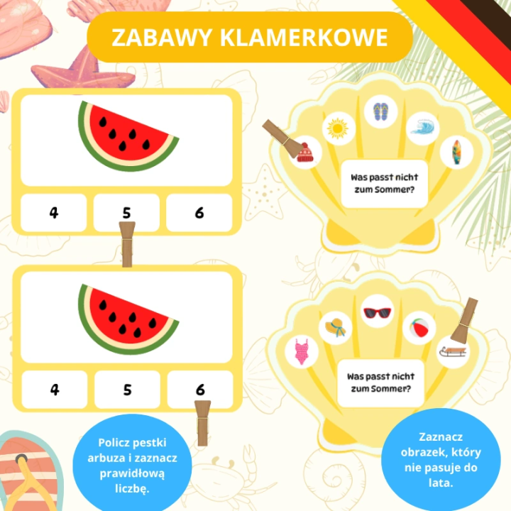 Zestaw Edukacyjny Sommer (pdf) - język niemiecki - EduBazarek