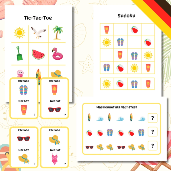 Zestaw Edukacyjny Sommer (pdf) - język niemiecki - EduBazarek
