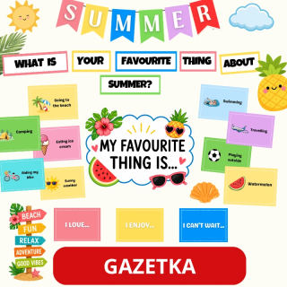 Gazetka szkolna – Favourite Thing About Summer (pdf)