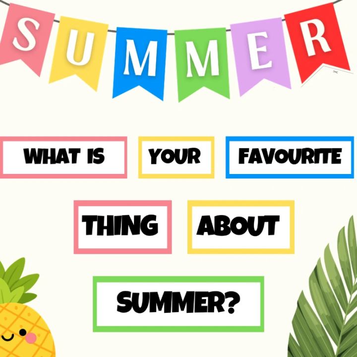 Gazetka szkolna – Favourite Thing About Summer (pdf)