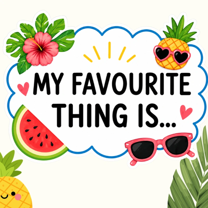 Gazetka szkolna – Favourite Thing About Summer (pdf)