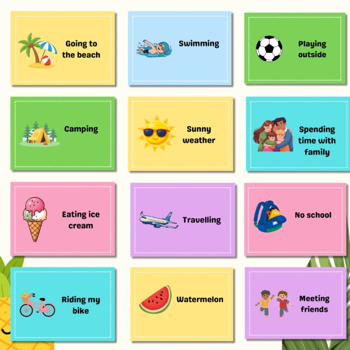 Gazetka szkolna – Favourite Thing About Summer (pdf)