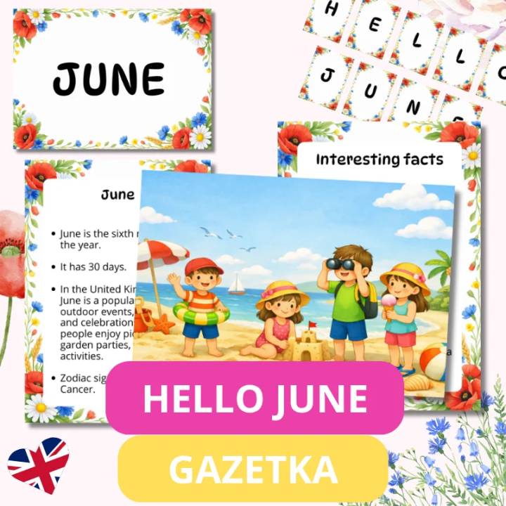 Gazetka Ścienna Hello June (pdf) - EduBazarek