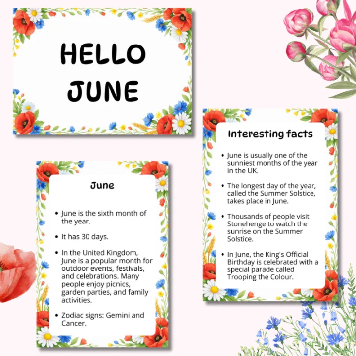 Gazetka Ścienna Hello June (pdf) - EduBazarek