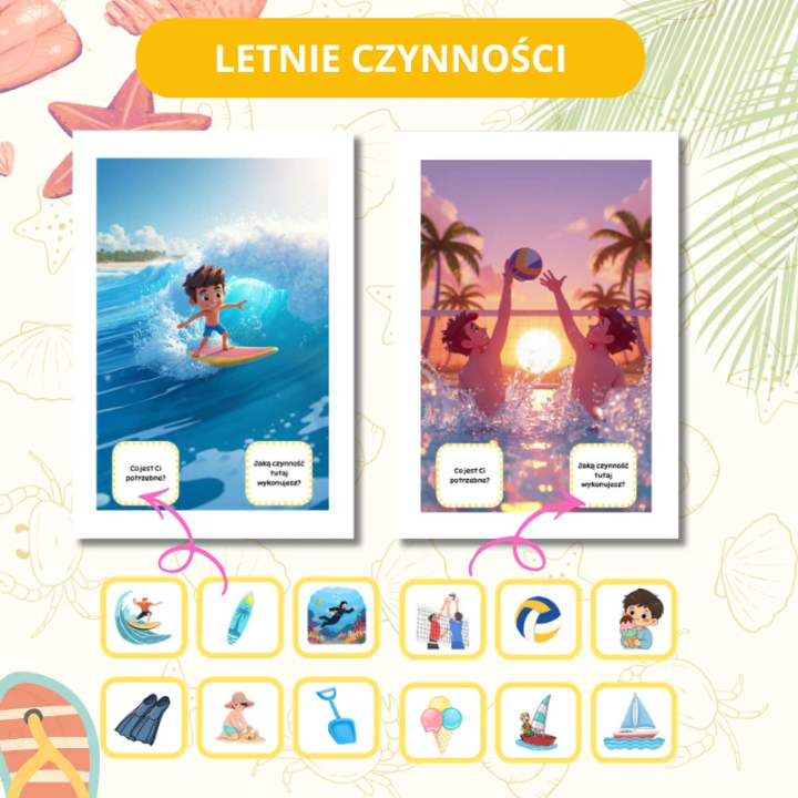 Zestaw Edukacyjny Lato (pdf) - gry i zabawy - EduBazarek