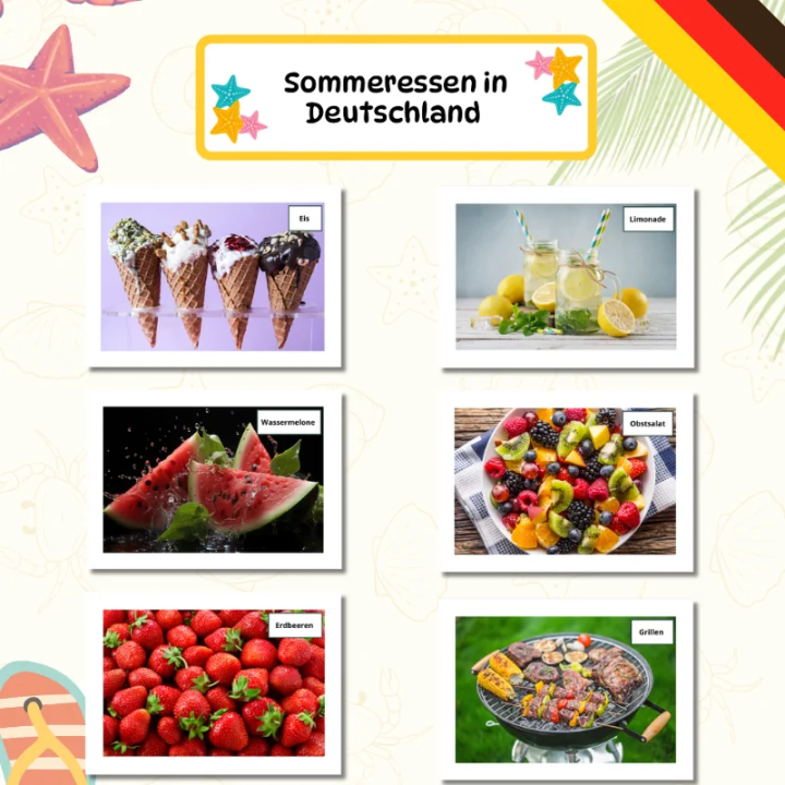 Sommer - gazetka ścienna szkolna (pdf) - język niemiecki