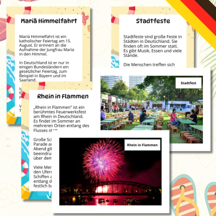 Sommer - gazetka ścienna szkolna (pdf) - język niemiecki