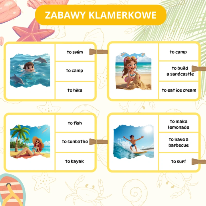 Summer Activities (pdf) - język angielski - EduBazarek