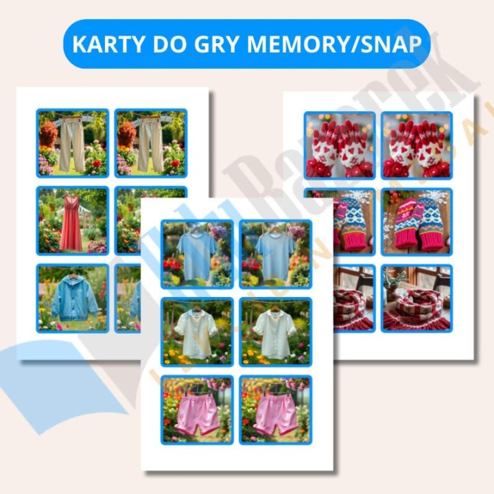 Zestaw Clothes - język angielski - EduBazarek