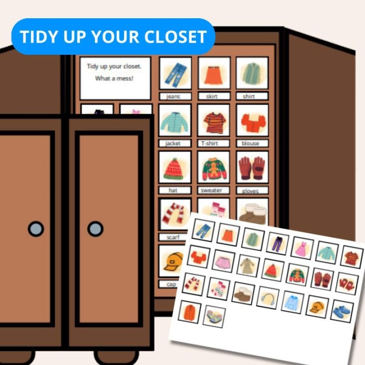 Zestaw Clothes - język angielski - EduBazarek