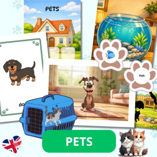 Zestaw Edukacyjny Pets (pdf) - język angielski - EduBazarek