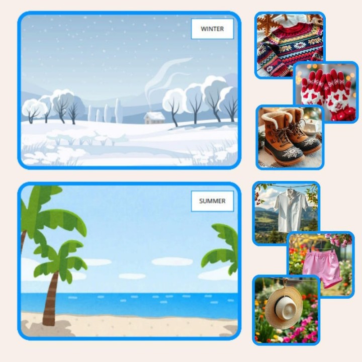 Zestaw Clothes - język angielski - EduBazarek