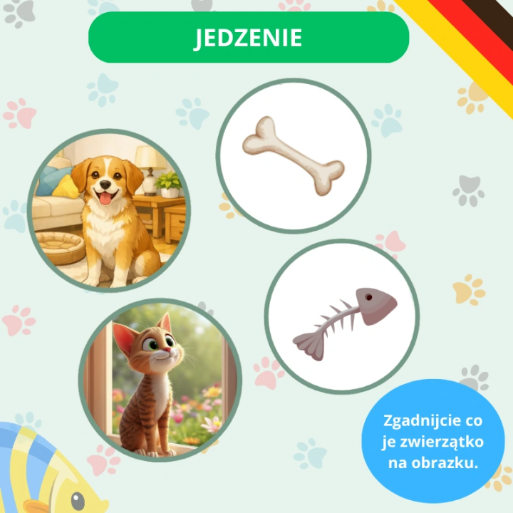 Zestaw Edukacyjny Haustiere (pdf) - język niemiecki - EduBazarek