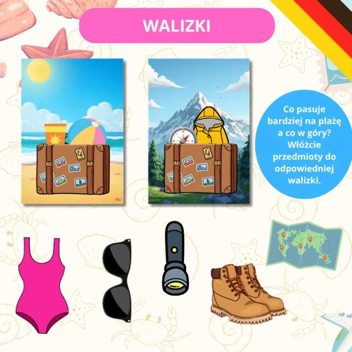 Zestaw Reisen - język niemiecki - EduBazarek