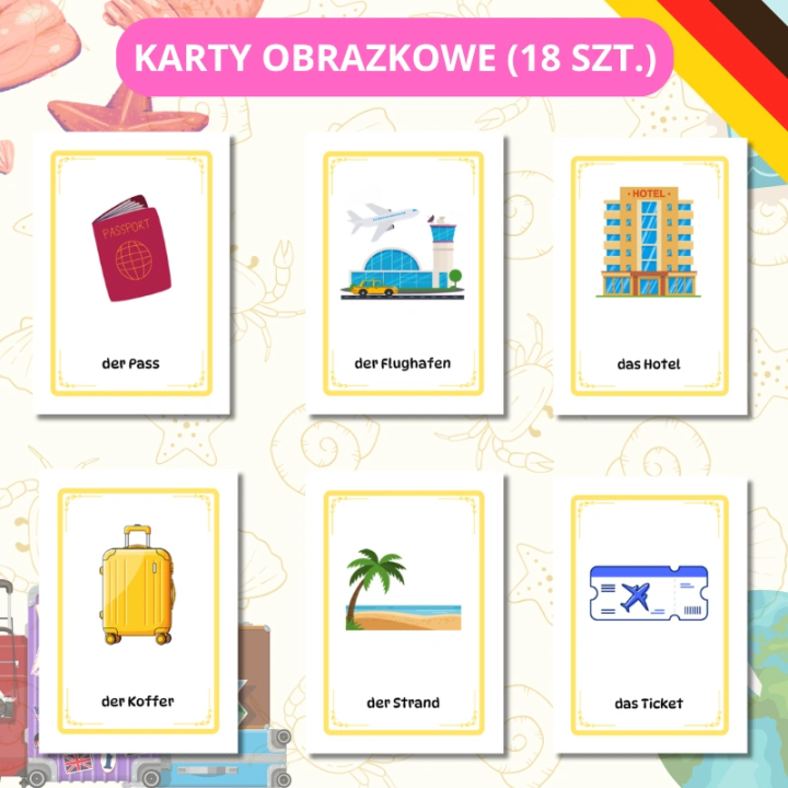 Zestaw Reisen - język niemiecki - EduBazarek