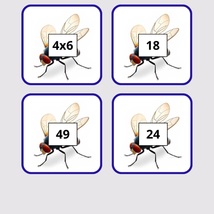 Polowanie na Muchy - Tabliczka Mnożenia - EduBazarek