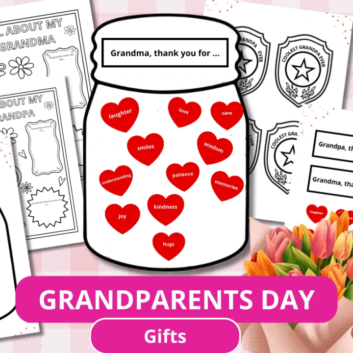 Zestaw Prezentowy na Dzień Babci i Dziadka - język angielski - EduBazarek