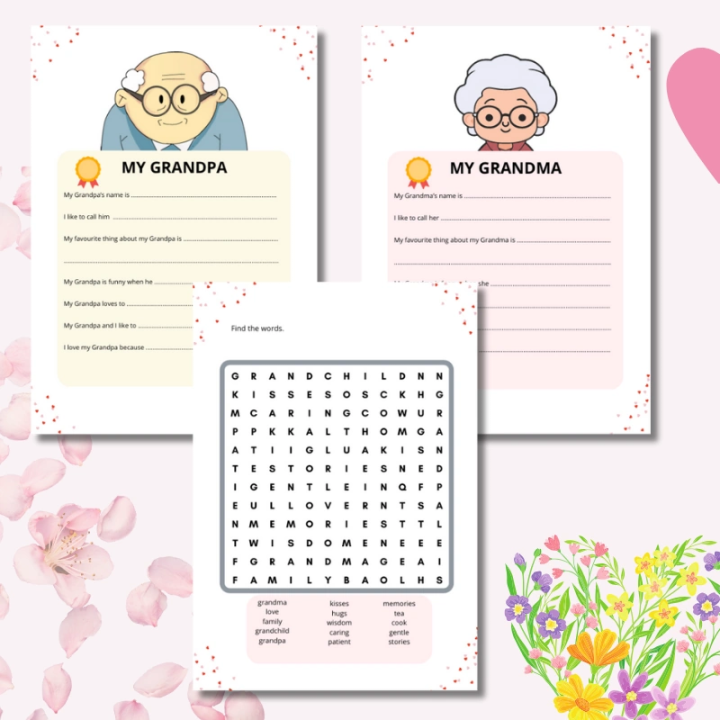 Grandparents Day Worksheets - język angielski - EduBazarek