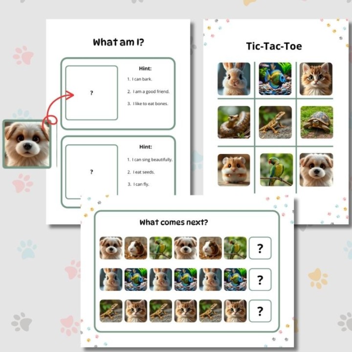 Zwierzęta domowe - Pets - język angielski - EduBazarek