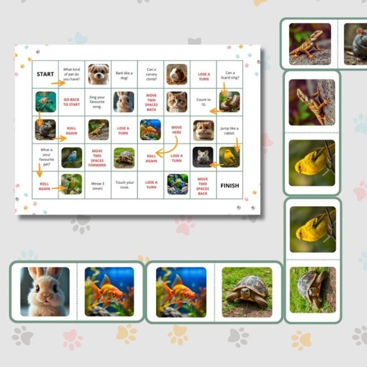 Zwierzęta domowe - Pets - język angielski - EduBazarek