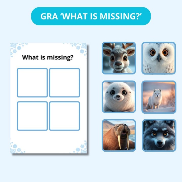 Zestaw Arctic Animals - język angielski - EduBazarek