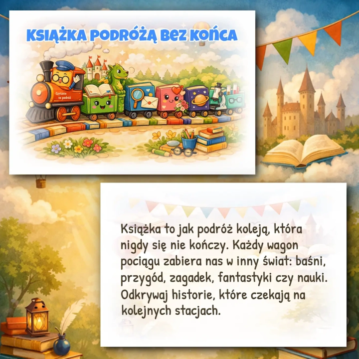 Światowy Dzień Książki - kolorowa gazetka szkolna o historii i magii czytania