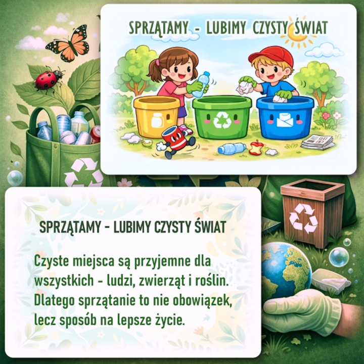 Gazetka szkolna „Dzień Sprzątania Świata” – edukacja ekologiczna dla szkół podstawowych i średnich